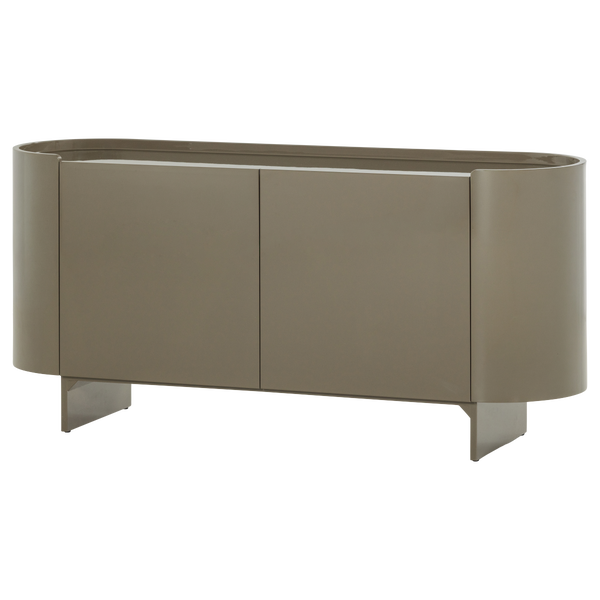 Image of LIORA TV UNIT WOOD HIGH GLOSS GREEN [fsc]