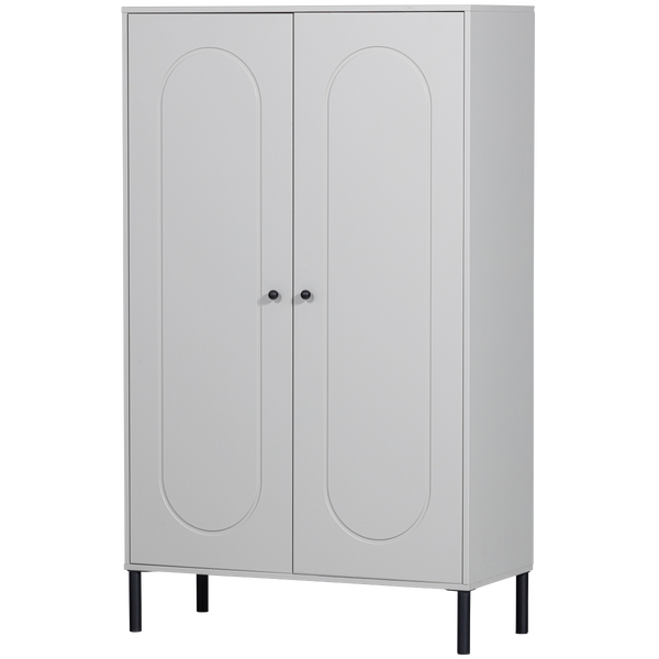 Image of XINA LOW CABINET PINE CLOUD GREY [fsc]