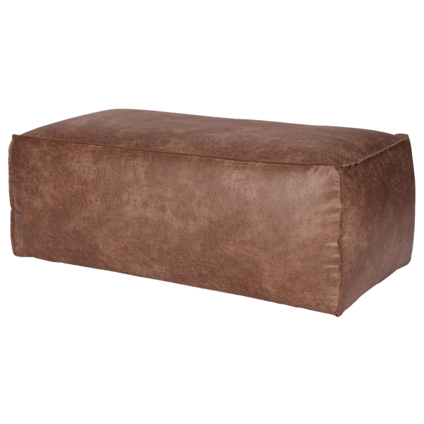 Image of RODEO PUF 43X120 ECO LEATHER COGNAC