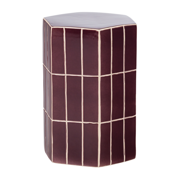 Bild von PLU DEKORATIVER BEISTELLTISCH 42X30X26 CM KERAMIK PAARS