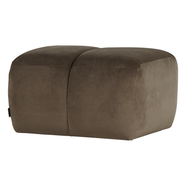 Image of MOJO POUF VELVET TAUPE [fsc]