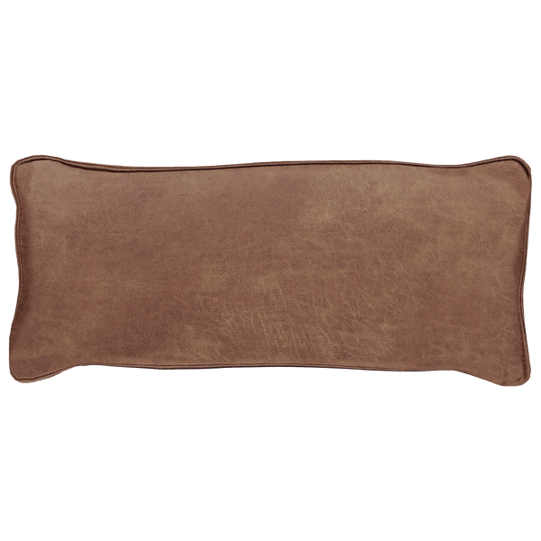 Image of BEAN CUSHION ECO LEATHER COGNAC