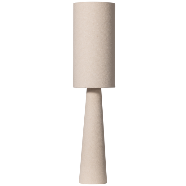 Image of LOFT FLOOR LAMP METAL/BOUCLÉ NATURAL 130xØ30CM