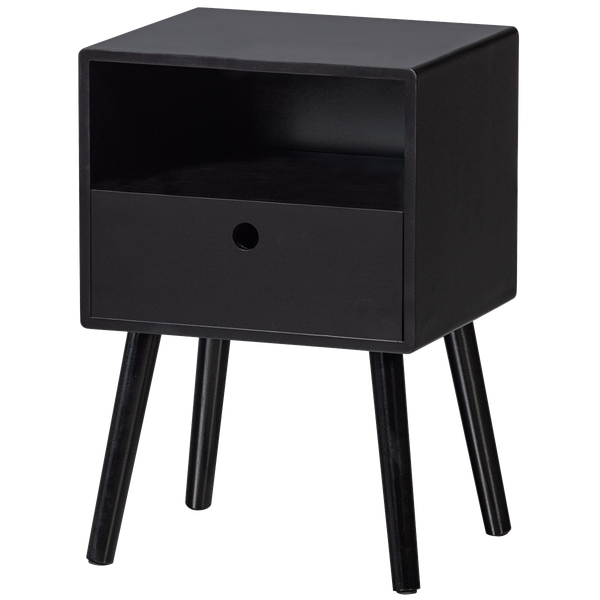 Afbeelding van OZZY NACHTKASTJE MDF ZWART