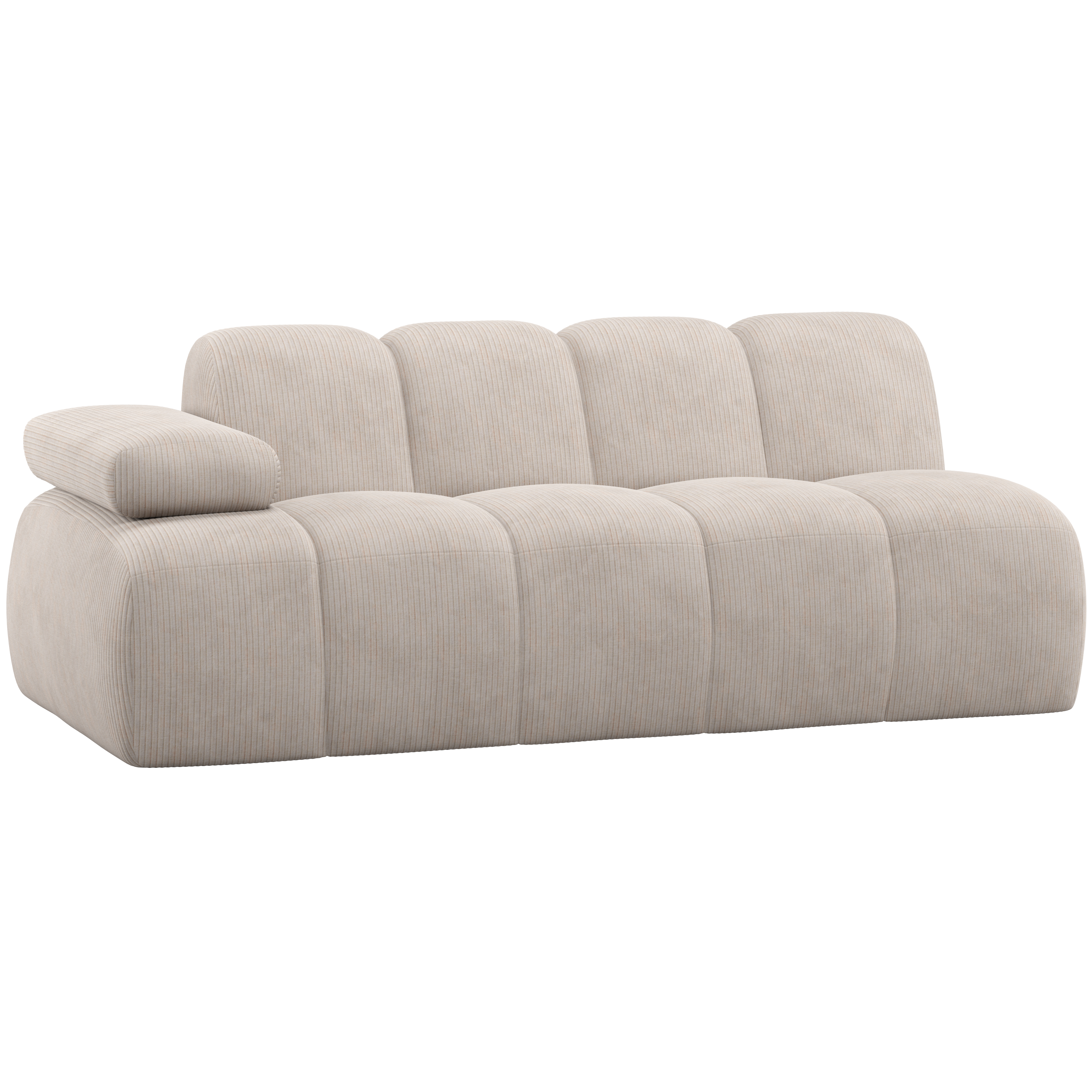 2-Sitzer-Element mit Arm links