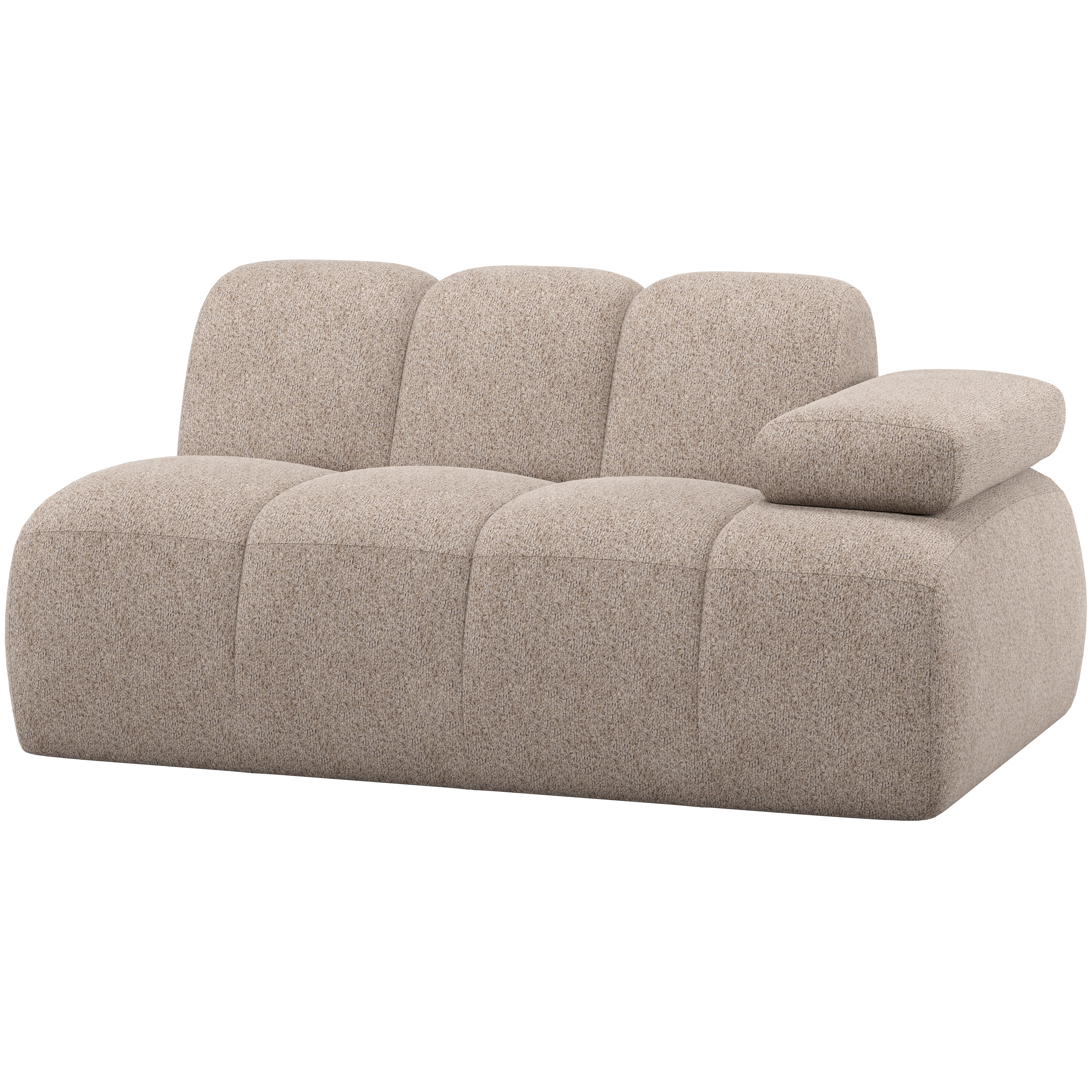 1,5-Sitzer-Element mit Armlehne rechts