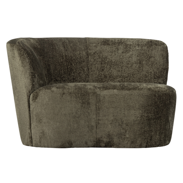 Image of STONE SMALL SOFA LEFT WARM GREEN [fsc]