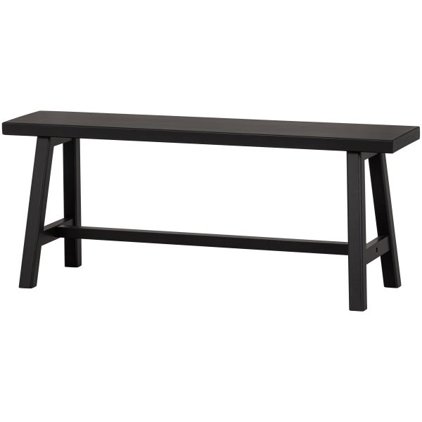 Image of IMME BENCH WOOD BLACK 110CM