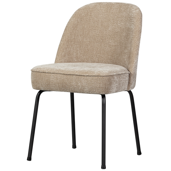 Image de VOGUE CHAISE DE SALLE À MANGER 3D CHENILLE SABLE
