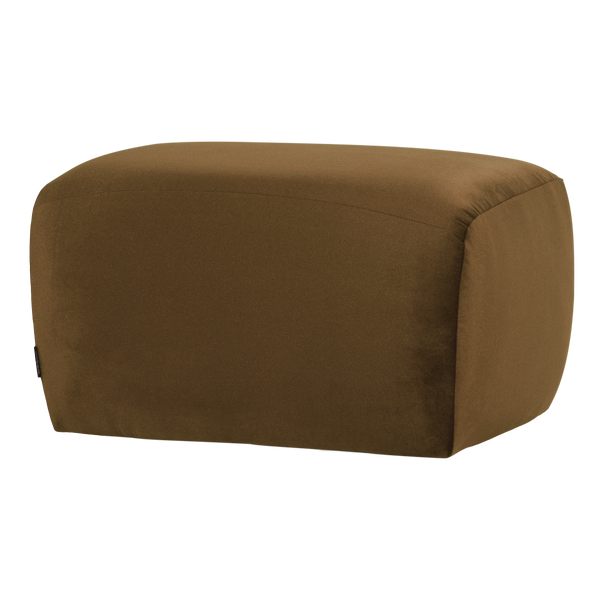 Image de MOJO BASE POUF VELOURS JAUNE MIEL [fsc]