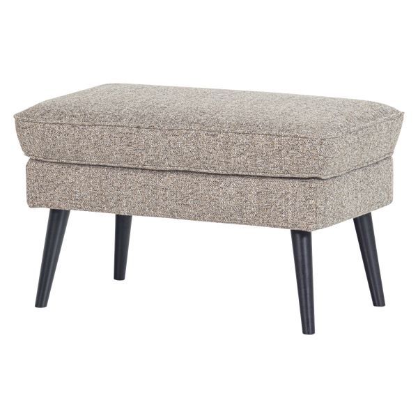 Image de ROCCO TABOURET TISSU TISSÉ MÉLANGÉ MARRON [fsc]