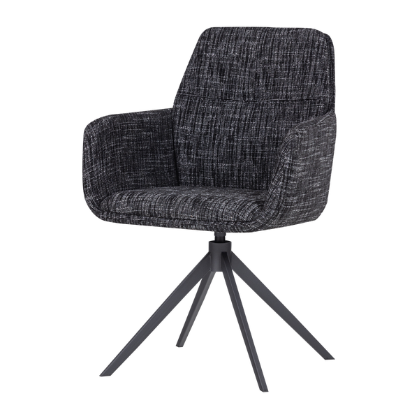 Bild von GRANT ESSZIMMERSTUHL SCHWARZ MELANGE [fsc]