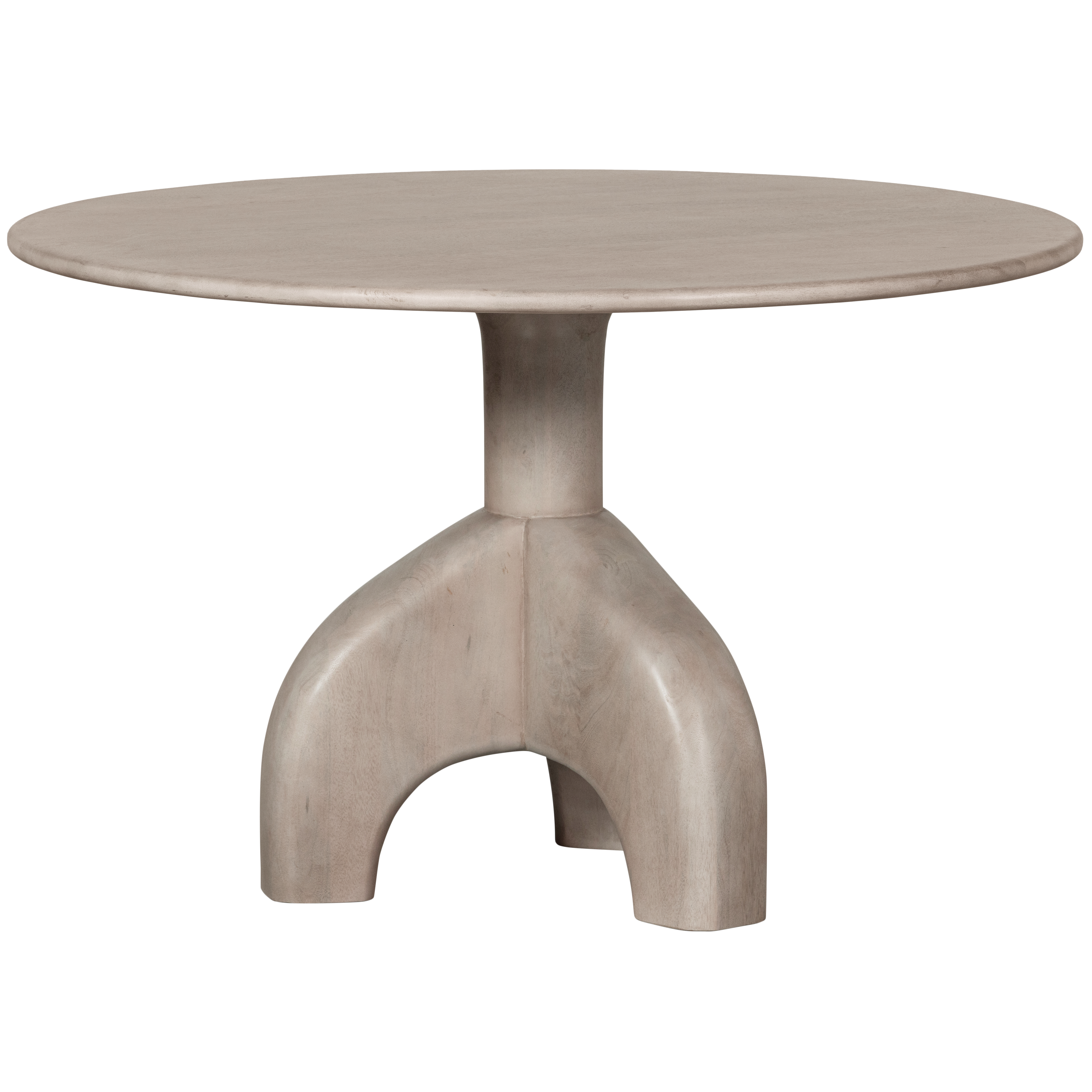 De Eekhoorn | SMOOTH DINING TABLE MANGO WOOD NATURAL FINISH 76xØ120CM