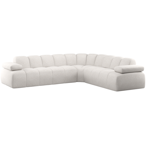Image of MOJO CORNER SOFA RIGHT WOOLLY ECRU