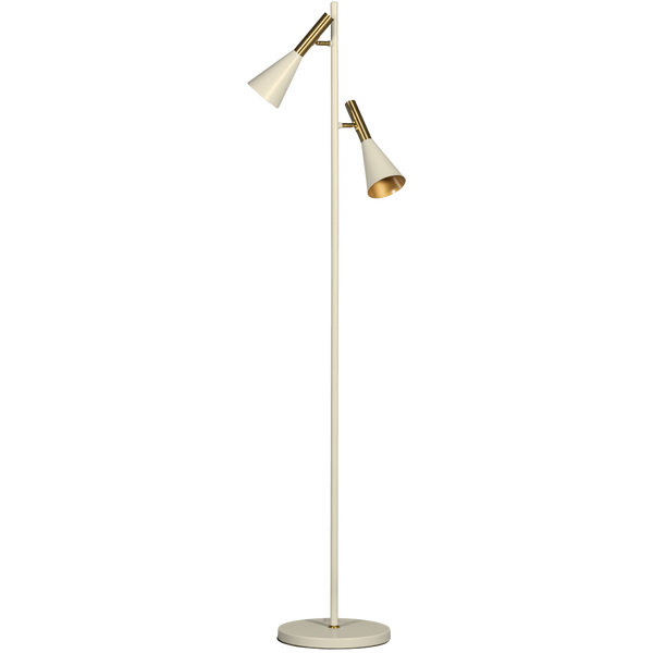 Image of BODY FLOOR LAMP METAL SAND/GOLD