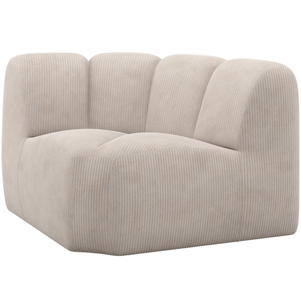 Image of MOJO CORNER ELEMENT RIB FABRIC ECRU