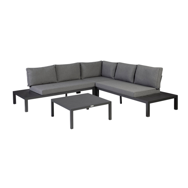 Image of LA VIDA LOUNGE SET GARDEN ALUMINIUM ANTHRACITE INCL CUSHIONS