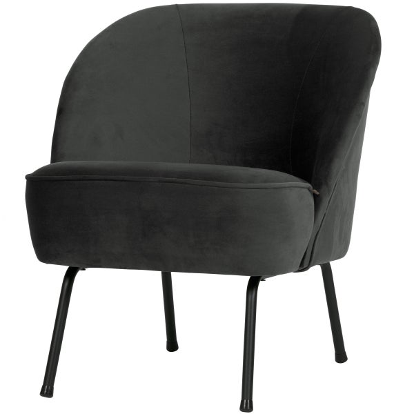 Image of VOGUE ARMCHAIR VELVET BLACK