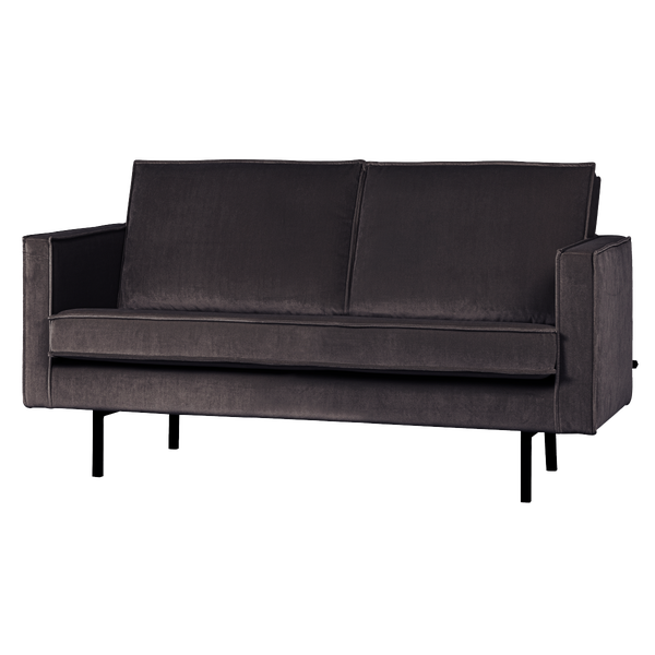 Image of RODEO 2-SEATER SOFA VELVET ANTHRACITE [fsc]