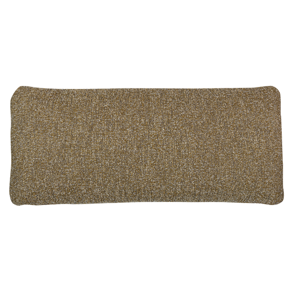 Bild von MOJO KISSEN BOUCLÉ GELB/BRAUN MELIERT