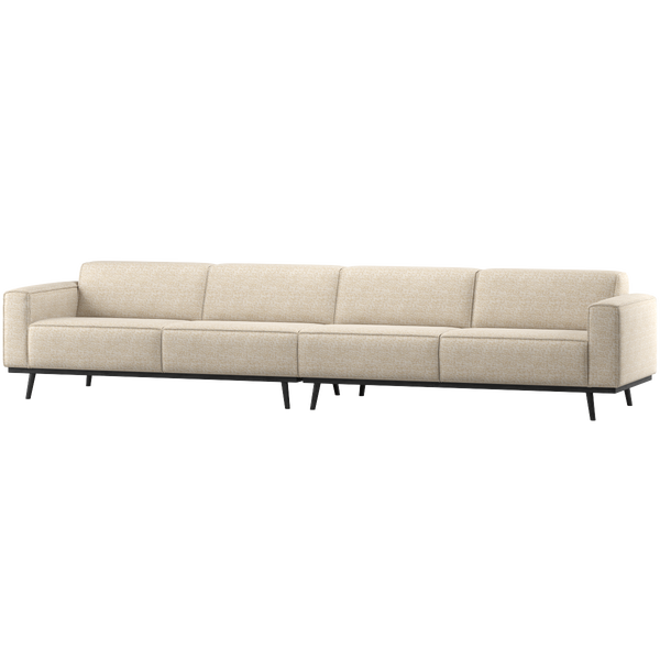 Image of STATEMENT 4-SEATER SOFA XL 372 CM BEIGE MELANGE