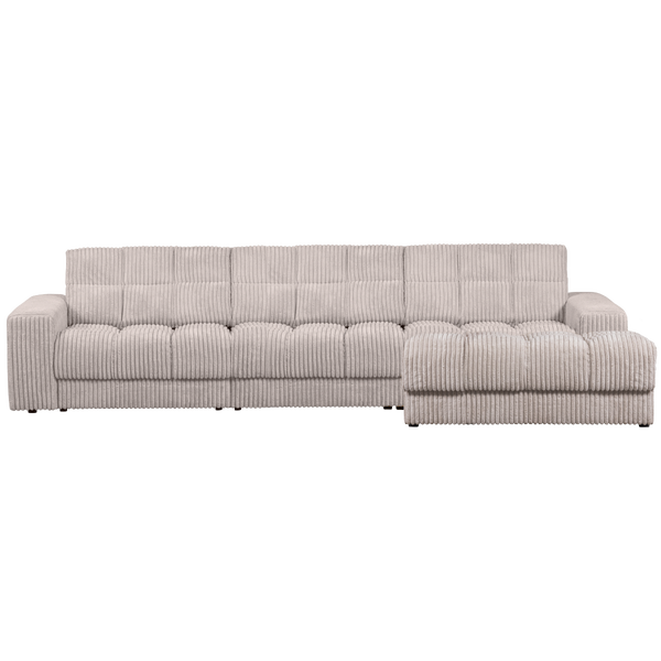 Image of SECOND DATE CHAISE LONGUE RIGHT RIBCORD NATURAL