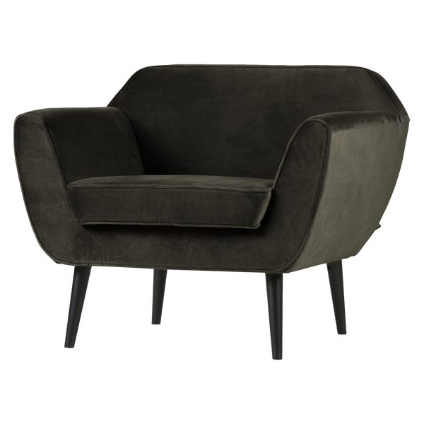 Afbeelding van ROCCO FAUTEUIL VELVET WARMGROEN