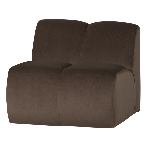 Image of MOJO 1-SEATER ELEMENT VELVET BROWN [fsc]