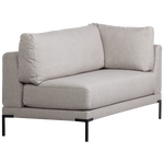 Eetbank hoekelement lange zijde links