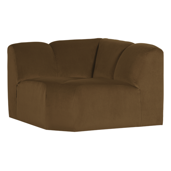 Image of MOJO CORNER ELEMENT STRAIGHT VELVET HONEY YELLOW [fsc]