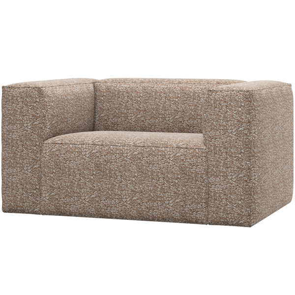 Image of BEAN ARMCHAIR LIGHT BROWN MELANGE