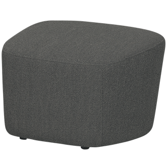 LOFTY HOCKER BOUCLÉ STEEL GREY