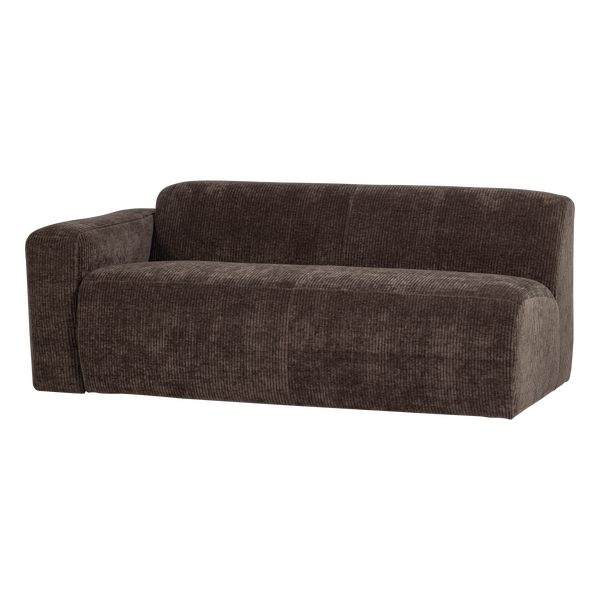 Image de MOJO BASE ÉLÉMENT 2 PLACE BRAS GAUCHE TISSU RIB BRUN [fsc]