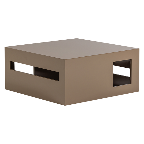 Bild von MODERN COUCHTISCH MDF HOLZ GLANZ SAND