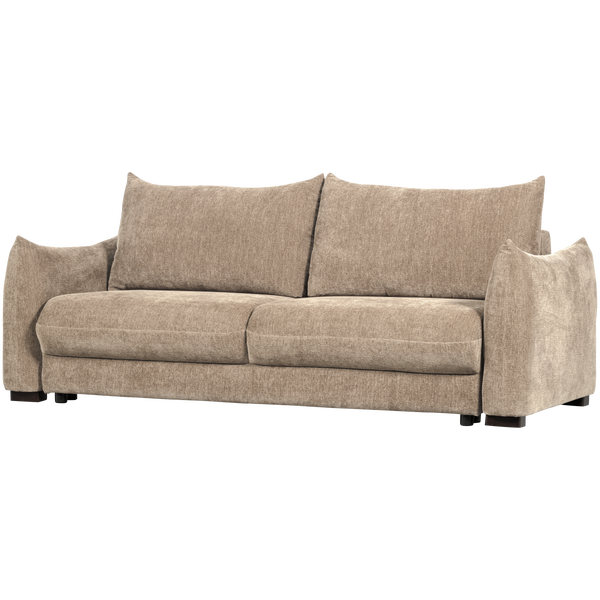 Image of JONNE 3-SEATER SLEEPING SOFA CHENILLE NATURAL
