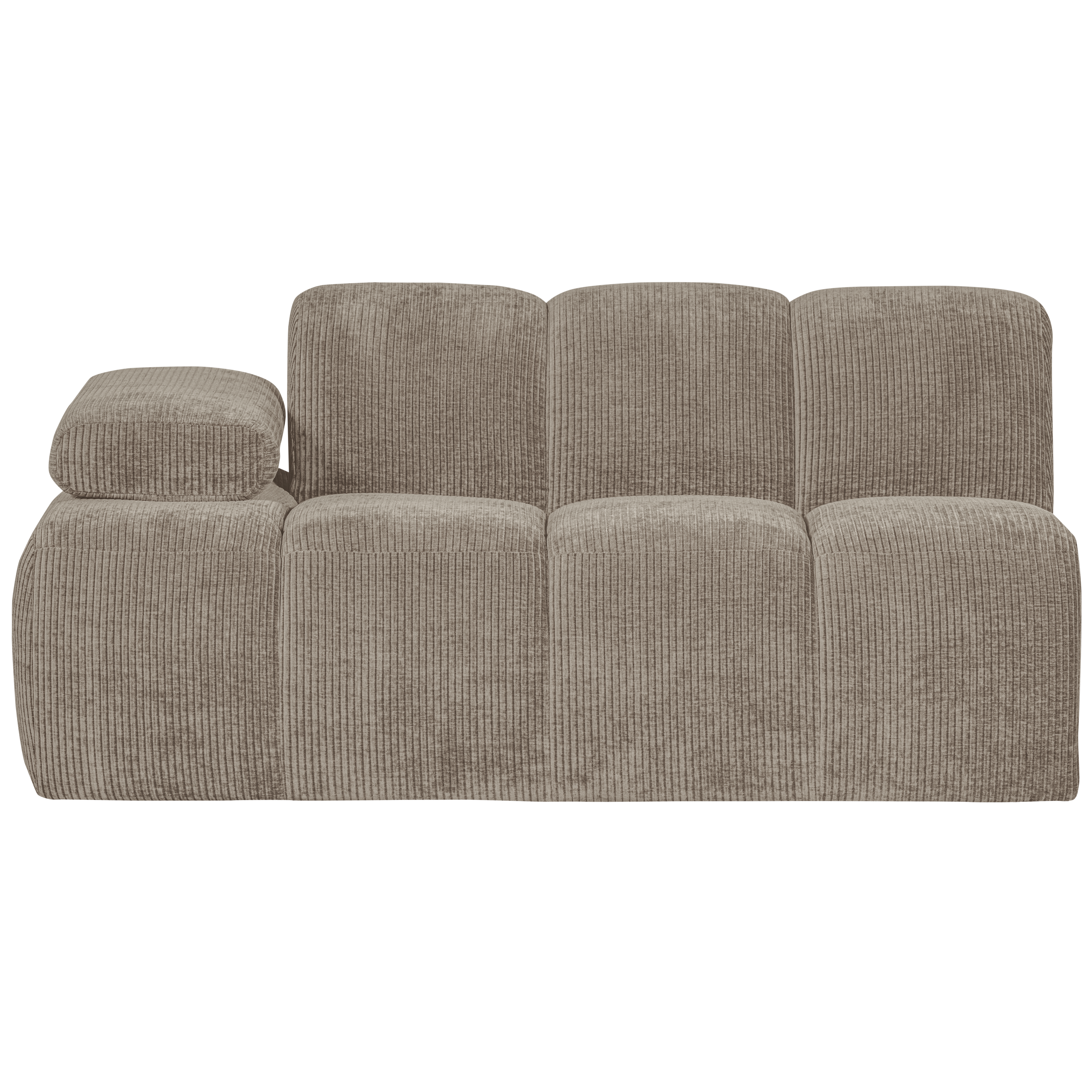 1.5-seater element with arm left