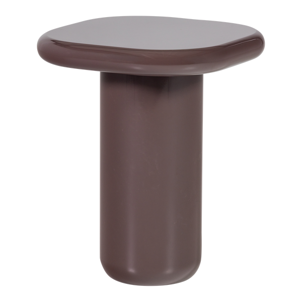 Bild von ZAVA BEISTELLTISCH HOLZ HOCHGLANZ DUNKELBRAUN [fsc]