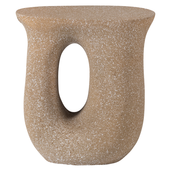 Image of MOSON SIDE TABLE WITH DOTS BEIGE