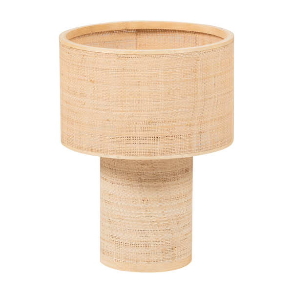 Bild von SYRO TISCHLAMPE RAFFIA NATUR 38XØ28 CM