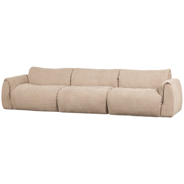 Image of BAGGY 3-SEATER WOVEN CHENILLE SAND