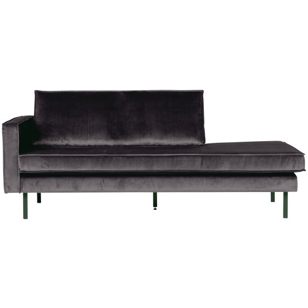 Afbeelding van RODEO DAYBED LINKS VELVET ANTRACIET