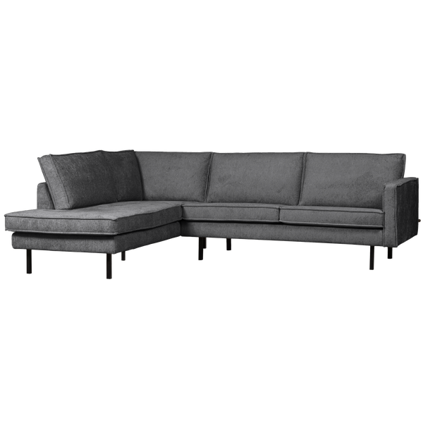 Afbeelding van RODEO HOEKBANK LINKS STRUCTURE VELVET MOUNTAIN