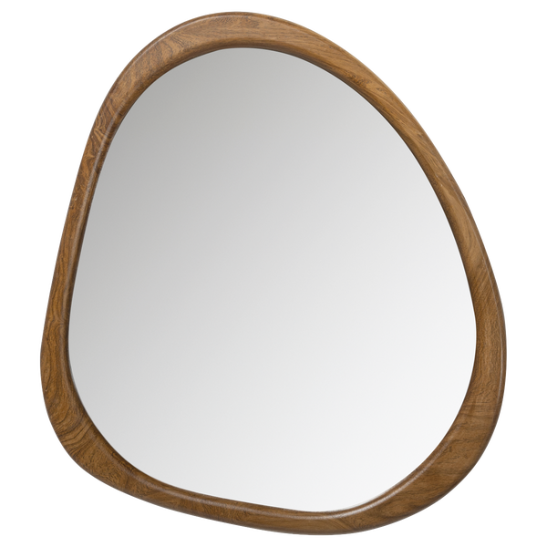 Image of LEIF MIRROR WOOD NATURAL 48x44CM