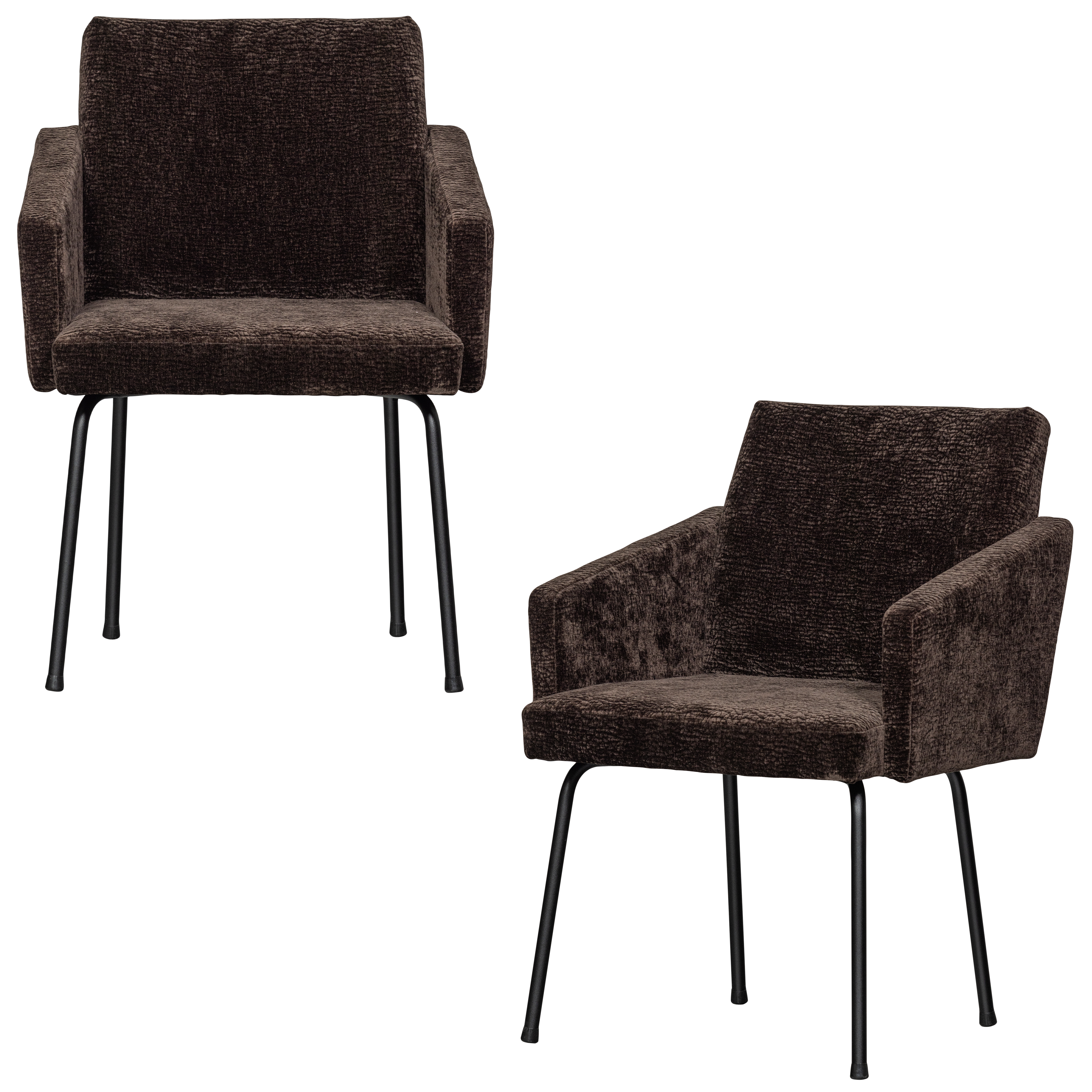 801139-DB-01_VS_WE_Set_van_2_Mount_eetkamerstoel_met_armleuning_3D_chenille_donker_bruin_SV2.png?auto=webp&format=png&width=1500&height=1500