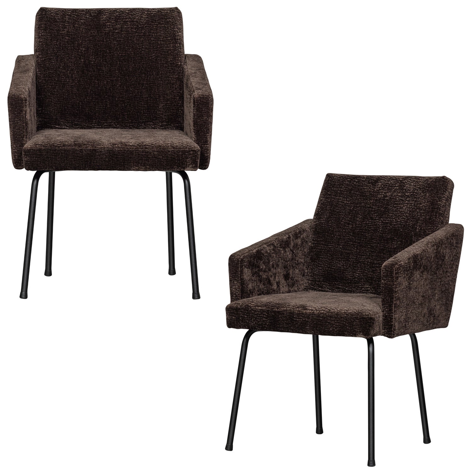 801139-DB-01_VS_WE_Set_van_2_Mount_eetkamerstoel_met_armleuning_3D_chenille_donker_bruin_SV2.png?auto=webp&format=png&width=1500&height=1500