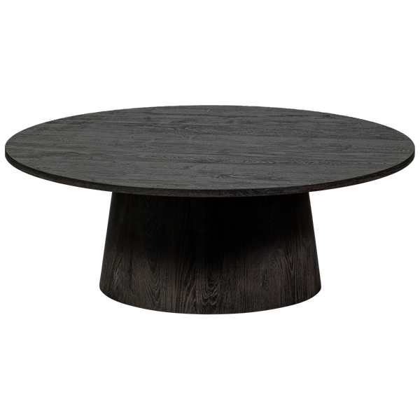 Image of MAAN COFFEE TABLE MDF DARK BROWN 35xØ100CM