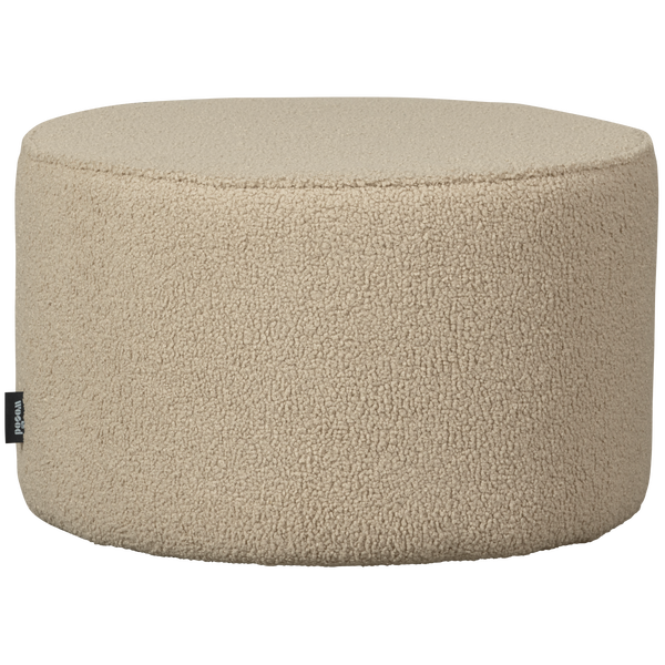 Image of SARA PUF LOW 36xØ60 CM TEDDY SAND