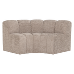 MOJO DINING BENCH CORNER ROUND BACKREST WOOLLY SAND [fsc]