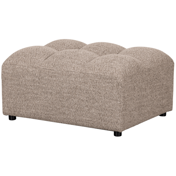 Image of ALLURE HOCKER WOVEN BROWN MELANGE