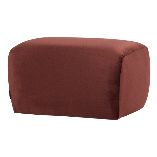 Image de MOJO BASE POUF VELOURS BRUN CHÂTAIN [fsc]
